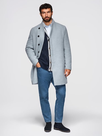 Ombre Between-seasons coat in Grey: front