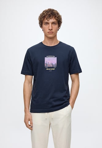 JACK & JONES - Camiseta 'JORFREDERIKSBERG' en azul