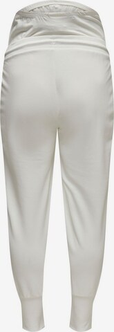 Regular Pantalon Only Maternity en blanc