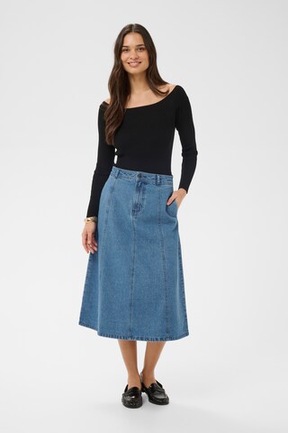 Kaffe Rok 'KAValena' in Blauw