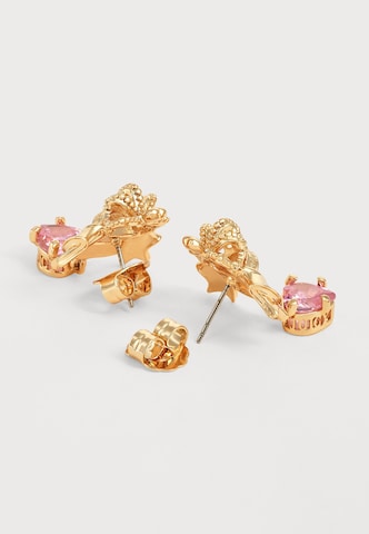 Juicy Couture Örhängen 'Crown & Crystal Heart' i guld
