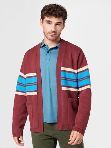 LEVI'S ® Πλεκτή ζακέτα 'Noragi Cardigan' σε κόκκινο: μπροστά