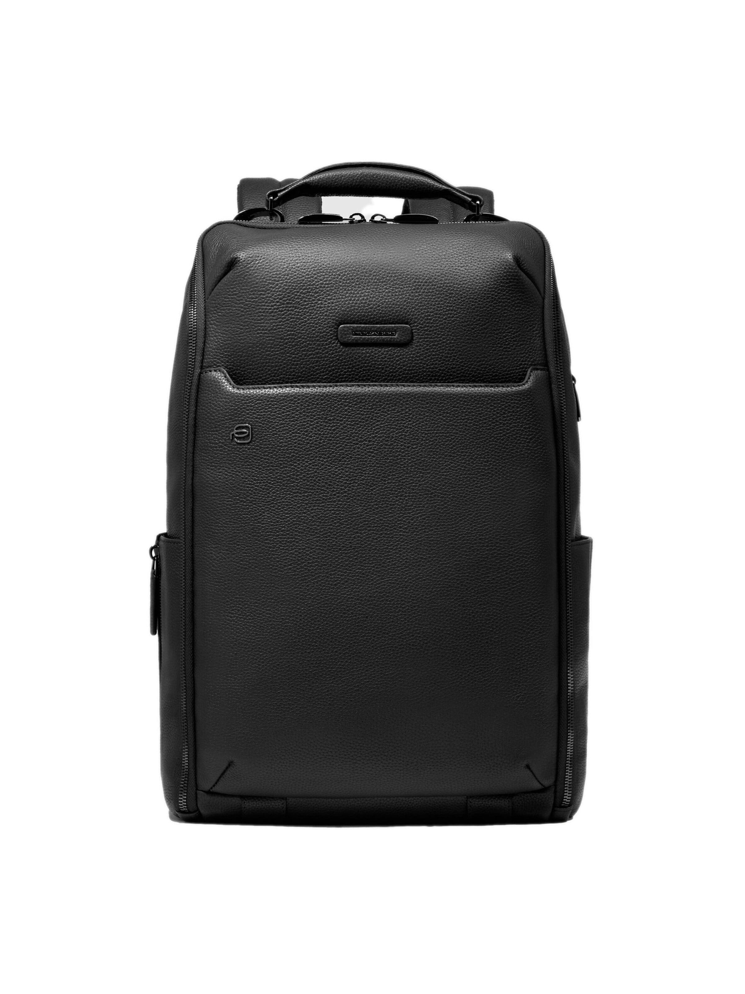 Piquadro Rucksack‌‌‌‌‌‌‌‌‌‌ in Schwarz: Vorderseite