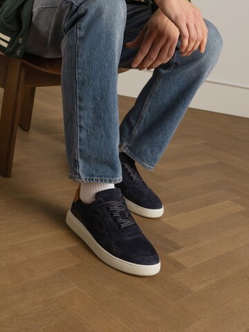 Baskets basses MANFIELD en bleu