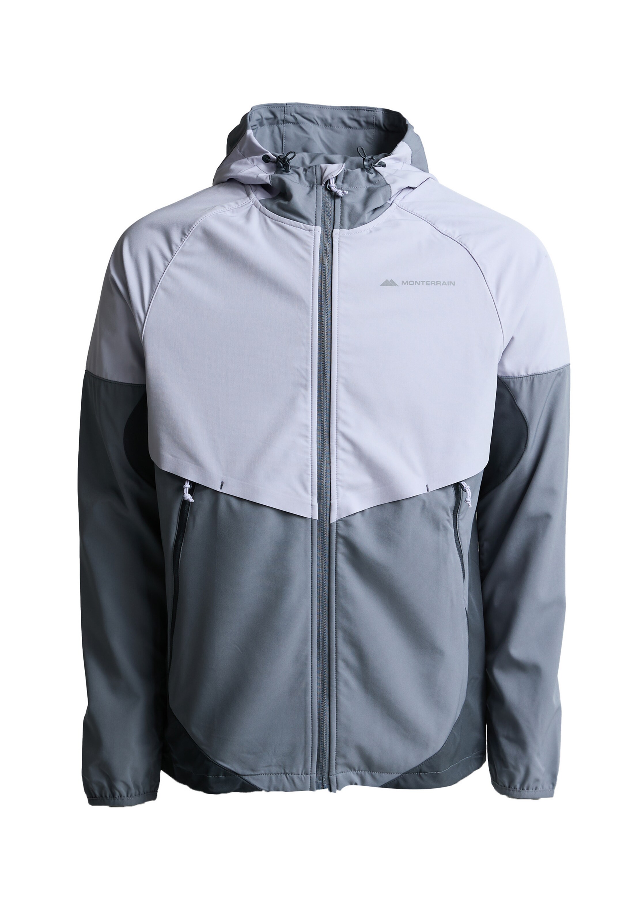 MONTERRAIN Between-Season Jacket 'Vault' in Grey: front