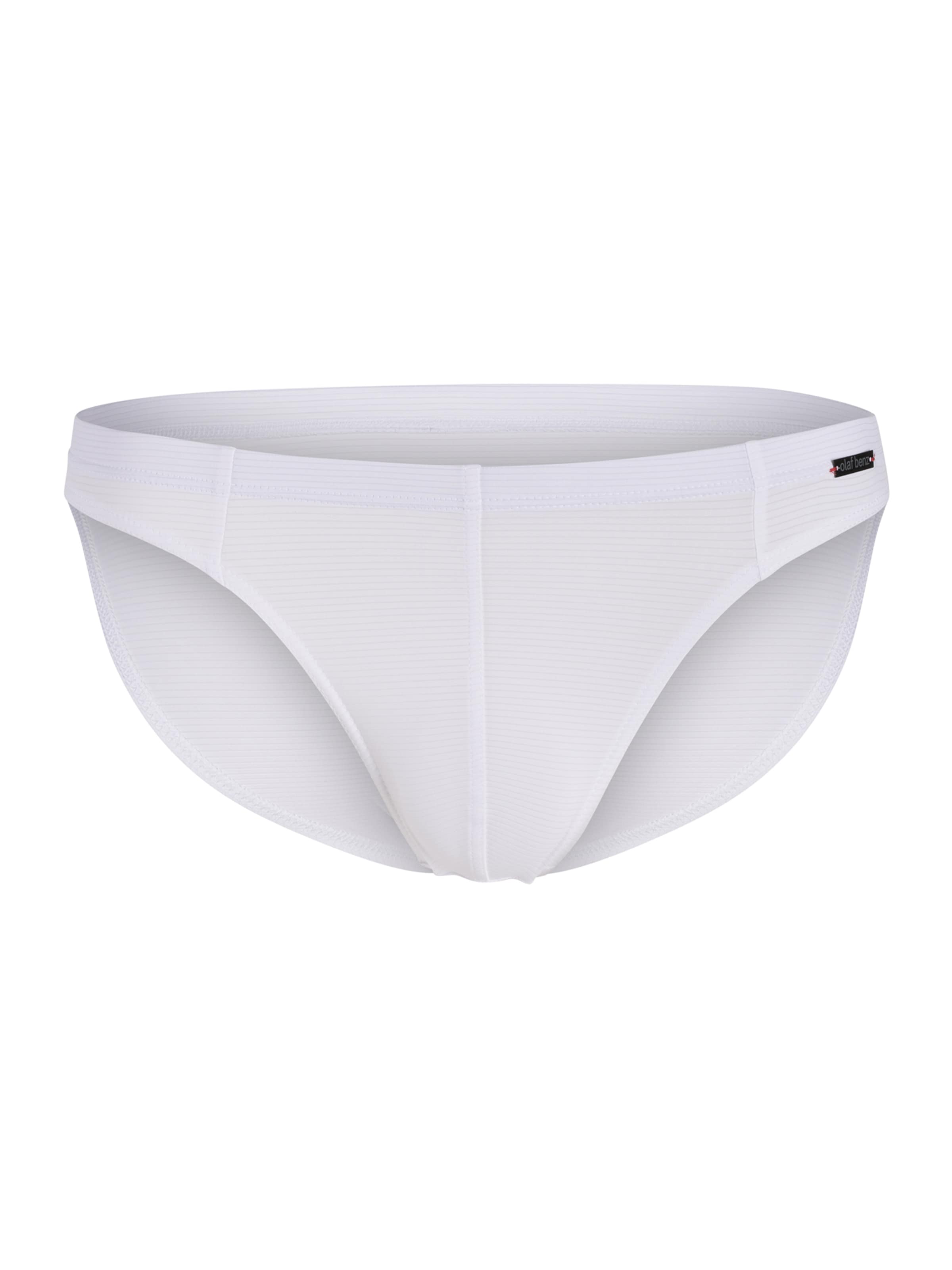 Slip ' RED1201 Brazilbrief ' Olaf Benz en blanc : devant