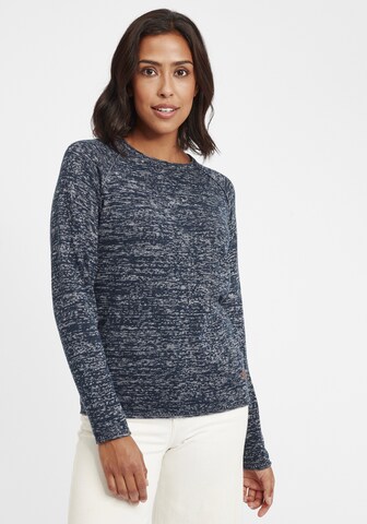 Oxmo Sweater 'Daniela' in Blue: front