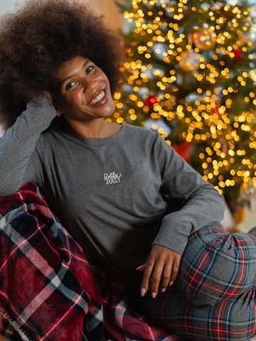 Pyjama 'Christmas' Happy Shorts en gris