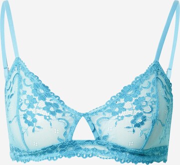 Samsøe Samsøe Triangle Bra 'GUNILLA' in Blue: front