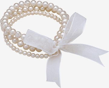 Lulu & Jane Armband in Weiß: Vorderseite