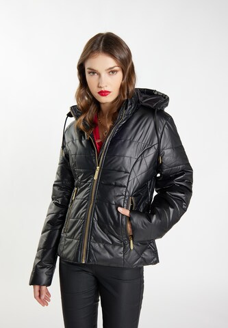 faina Between-Season Jacket 'Caneva' in Black: front