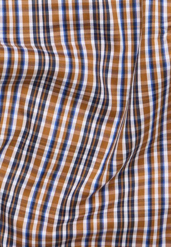 ETERNA Regular fit Button Up Shirt in Brown