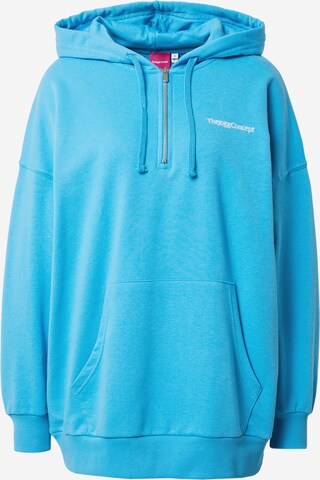 Sweat-shirt The Jogg Concept en bleu : devant