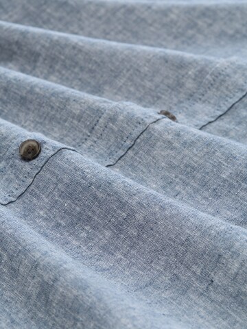 Regular fit Cămașă de la TOM TAILOR DENIM pe albastru
