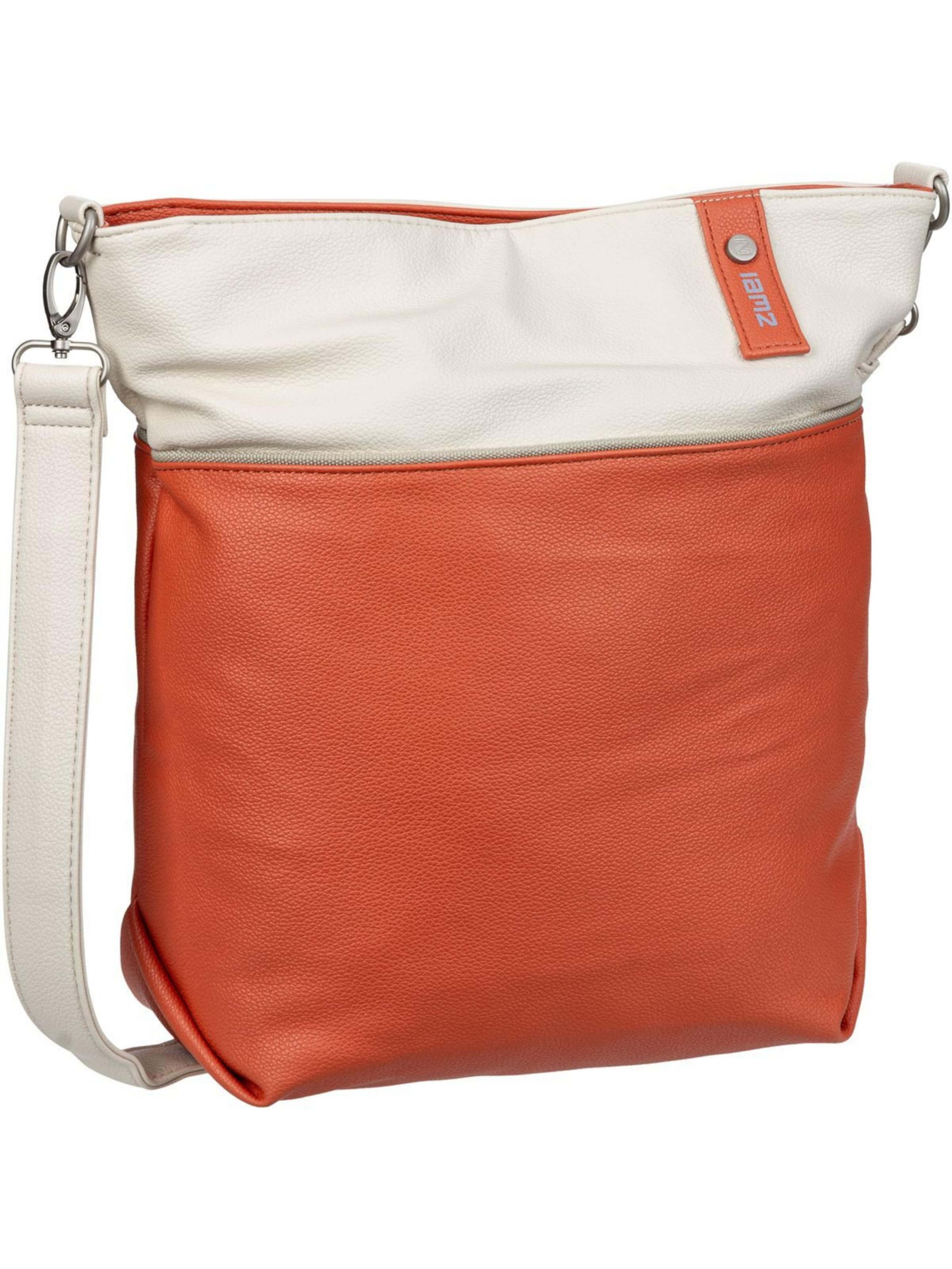 ZWEI Schoudertas 'Jana J12' in Oranje: voorkant