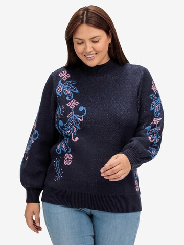 sheego by Joe Browns Sweater in Blue: front
