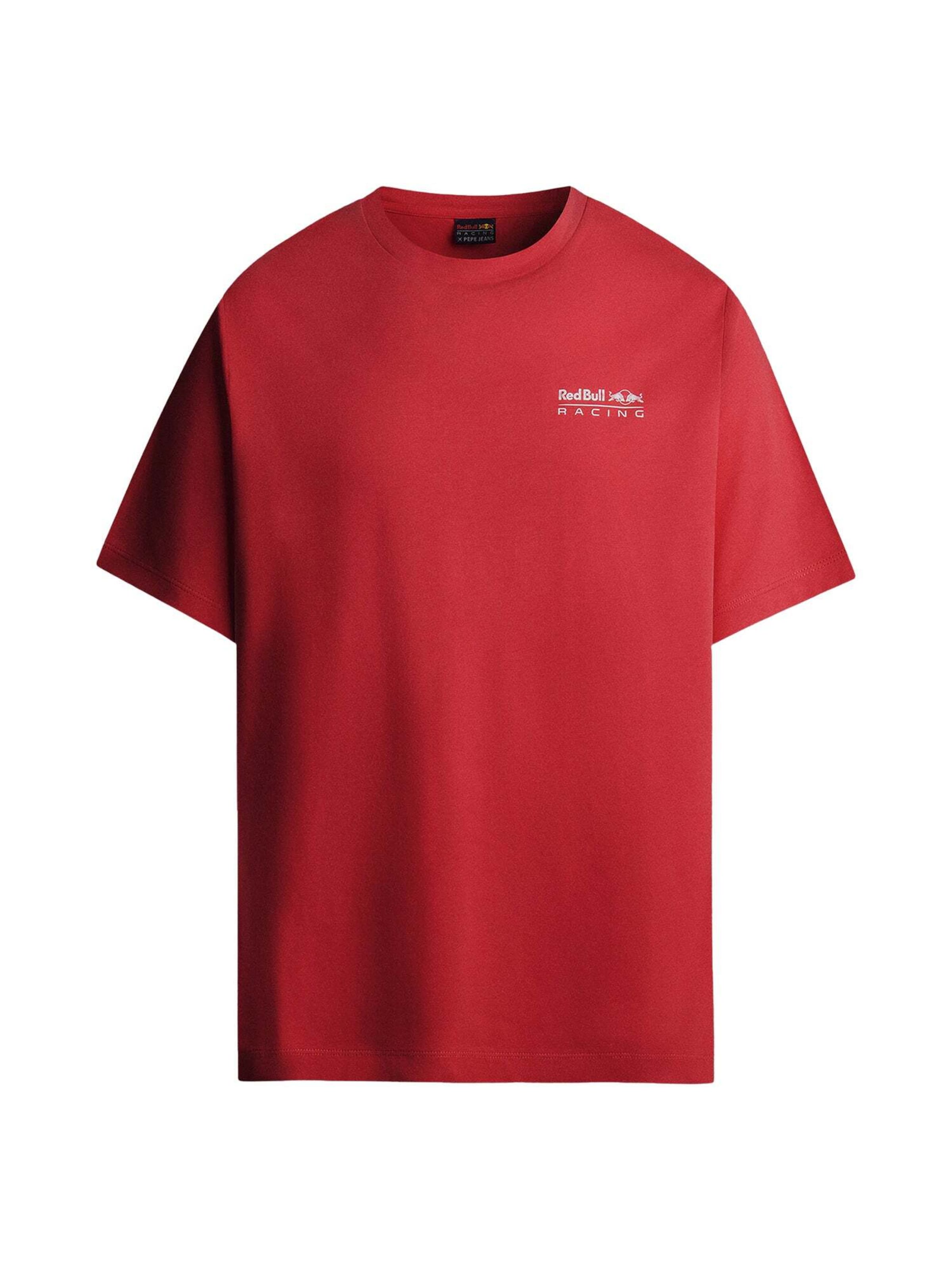 Maglietta 'STOP' di Pepe Jeans in rosso: frontale