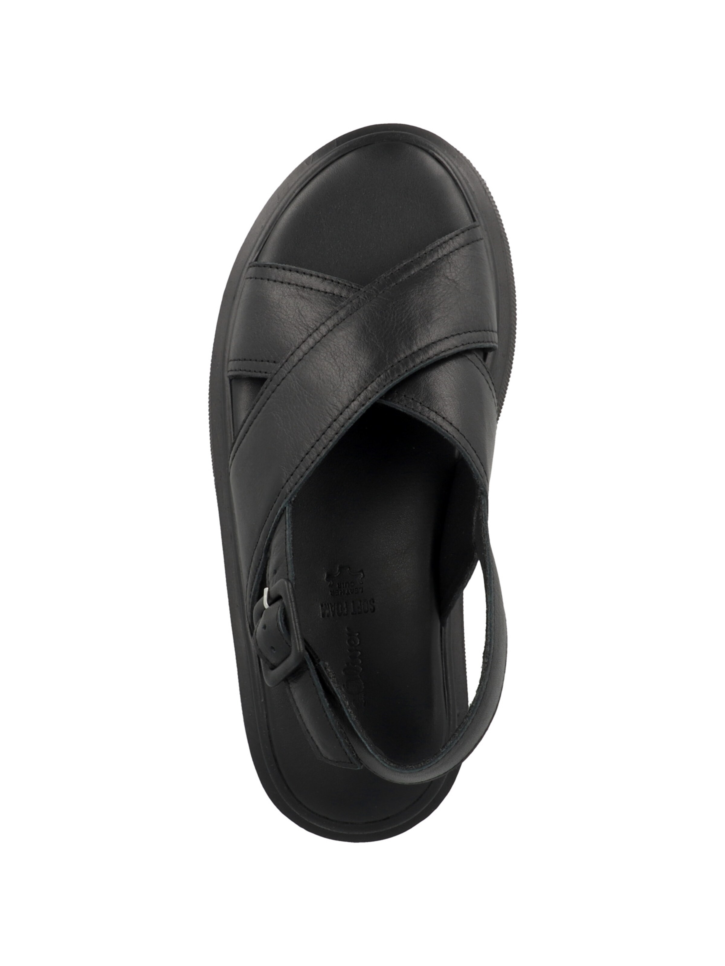 s.Oliver - Sandália em preto