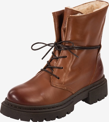 Palado Ankle Boots 'Kasos Block' in Brown: front