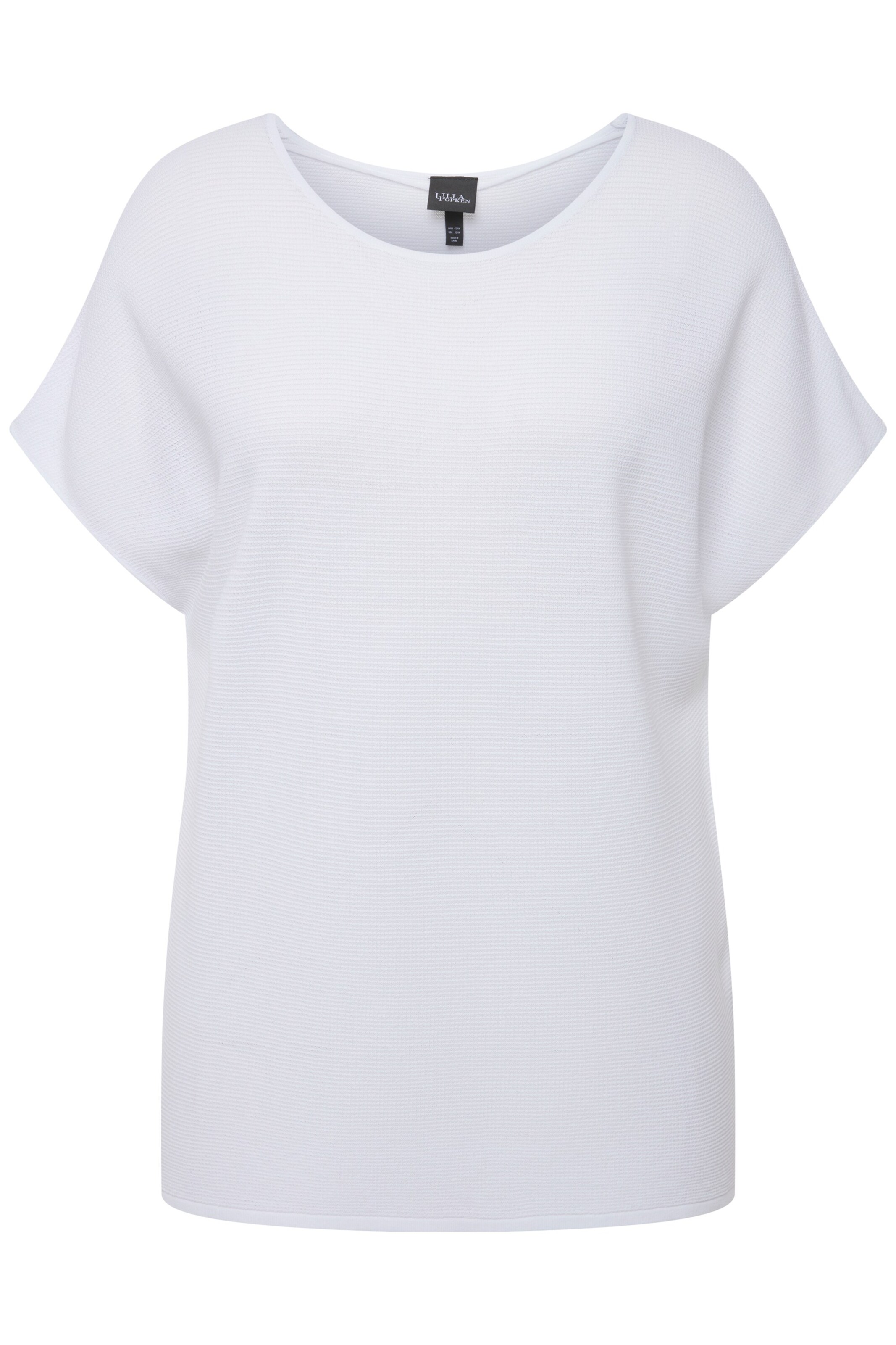 Ulla Popken Pullover in Weiß: Vorderseite