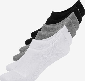 SNOCKS Ankle Socks in Grey: front