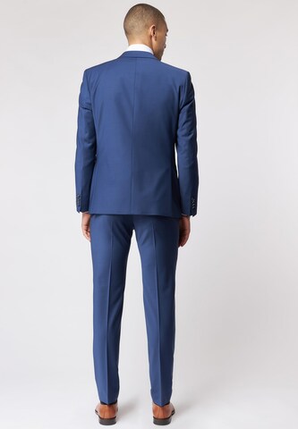 ROY ROBSON Slim fit Pleated Pants in Blue