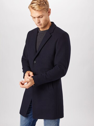 Manteau mi-saison JACK & JONES en bleu : devant