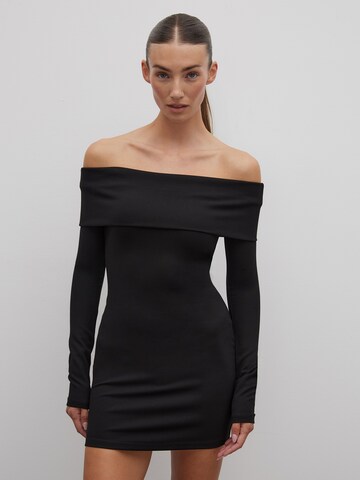 RÆRE by Lorena Rae Dress in Black: front