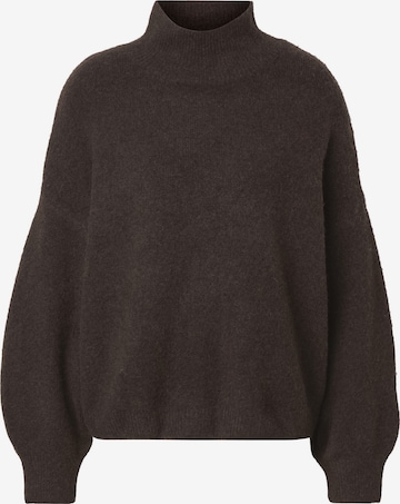Estelou Sweter w kolorze brązowy: przód