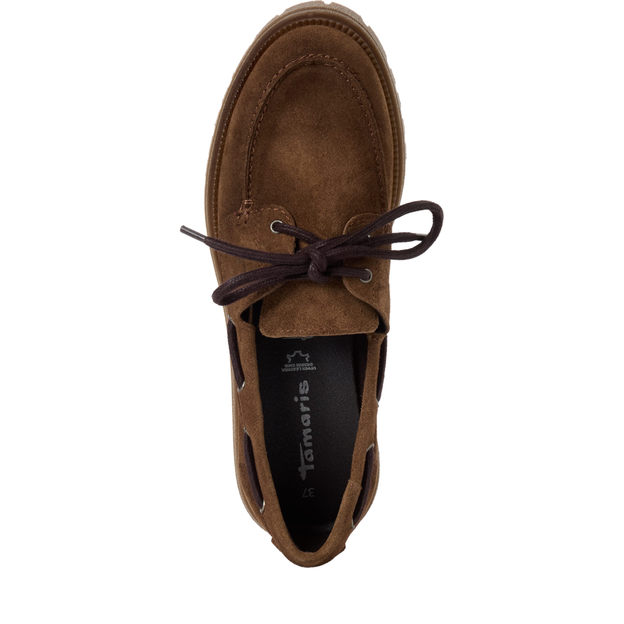 Scarpa stringata di Tamaris in marrone