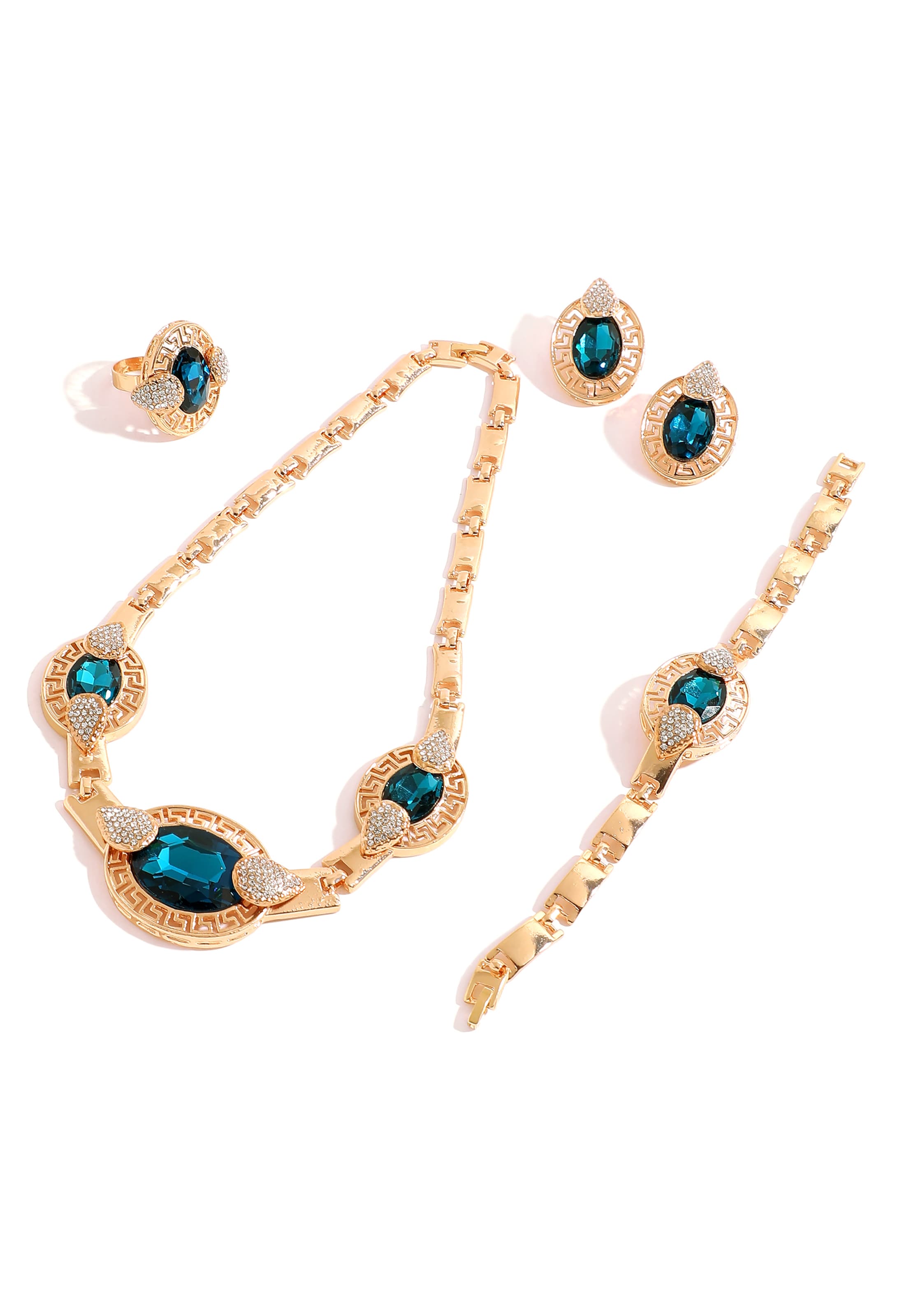 Parure de bijoux ' Adelyn ' SOHI en or : devant