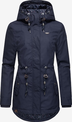 Ragwear Winter jacket 'Monadis' in Blue: front