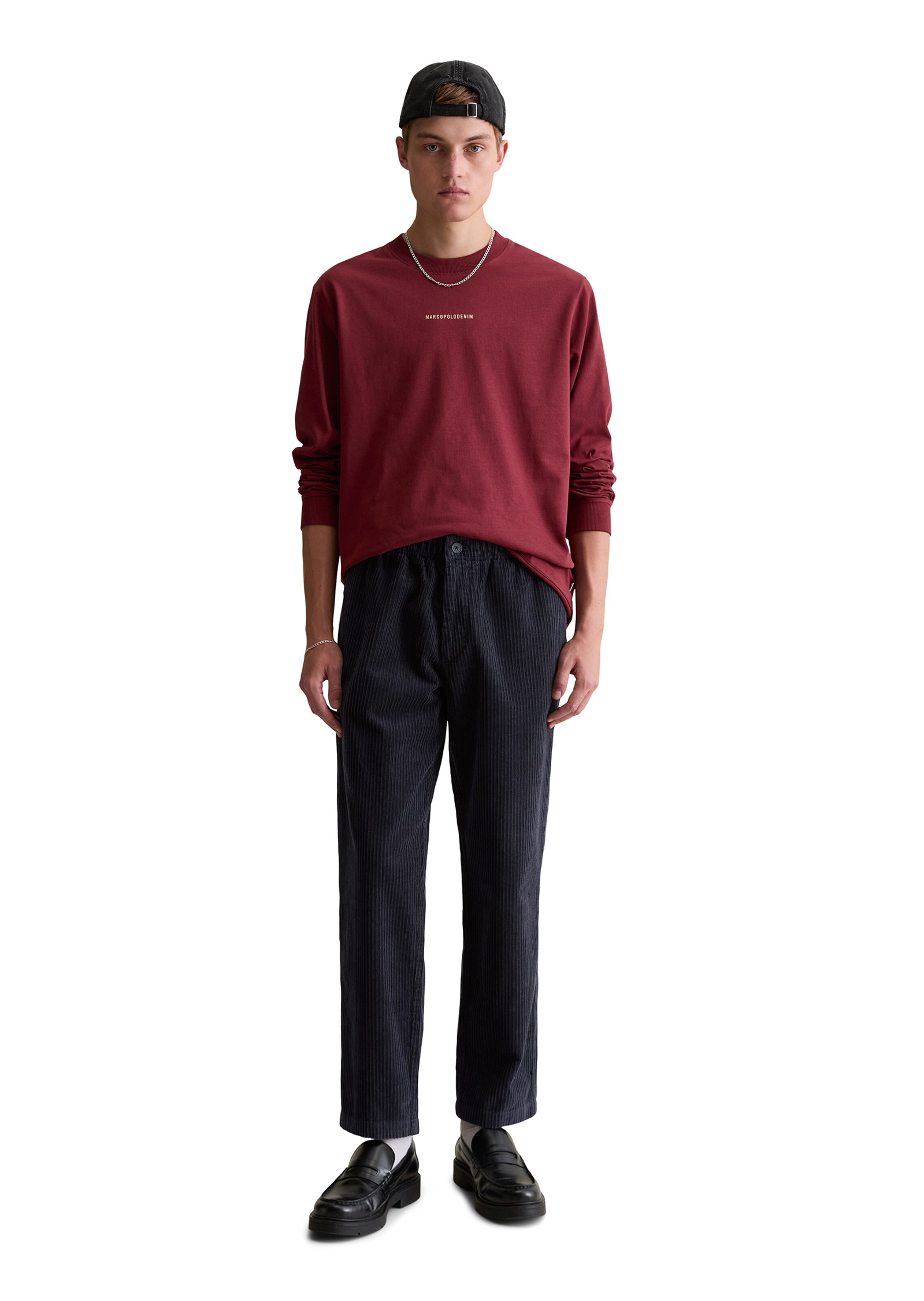 Marc O'Polo DENIM Tapered Hose in Blau