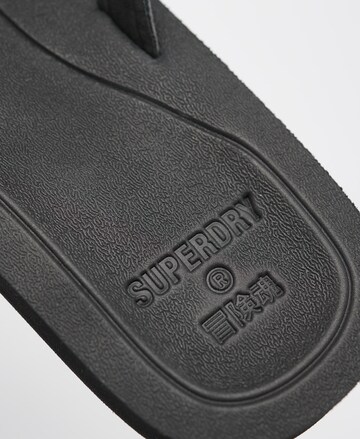 Superdry Zehentrenner in Schwarz