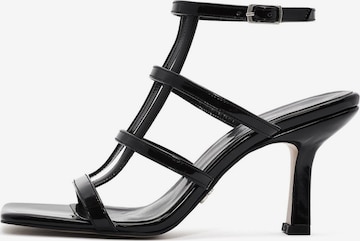 Sandales à lanières Derimod en noir : devant