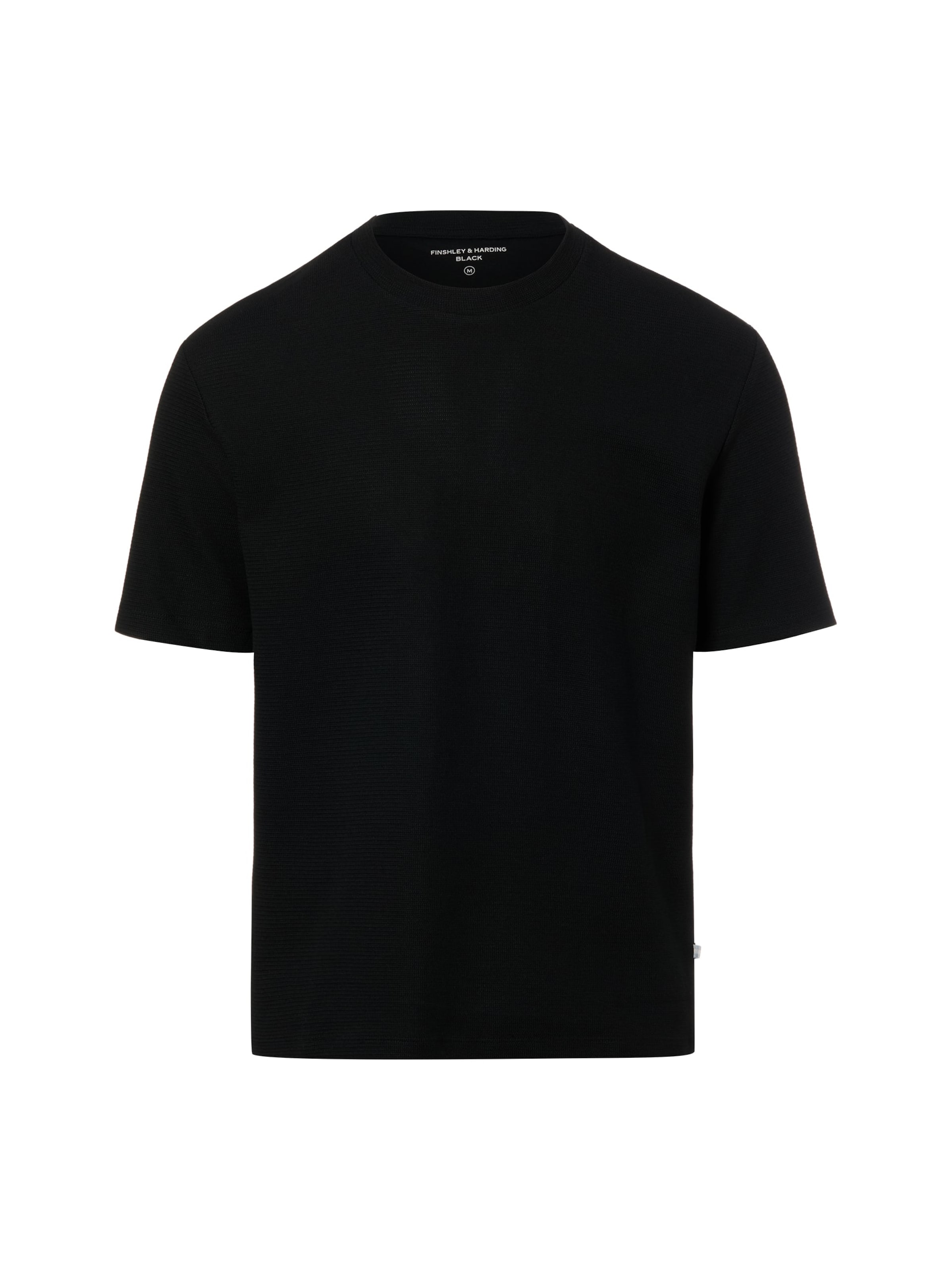 T-Shirt Finshley & Harding en noir : devant