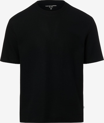 T-Shirt Finshley & Harding en noir : devant