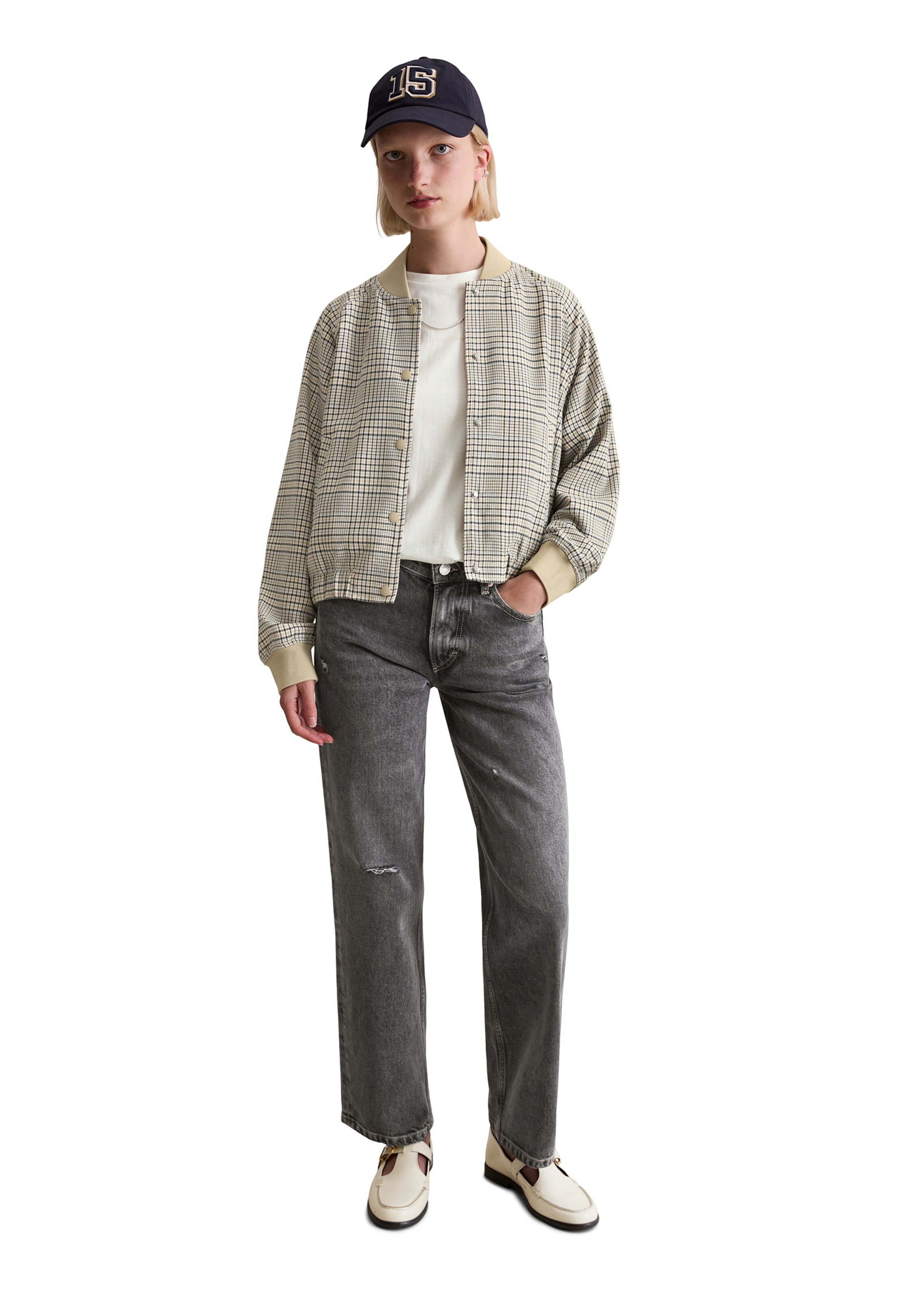 Marc O'Polo DENIM Tussenjas in Wit