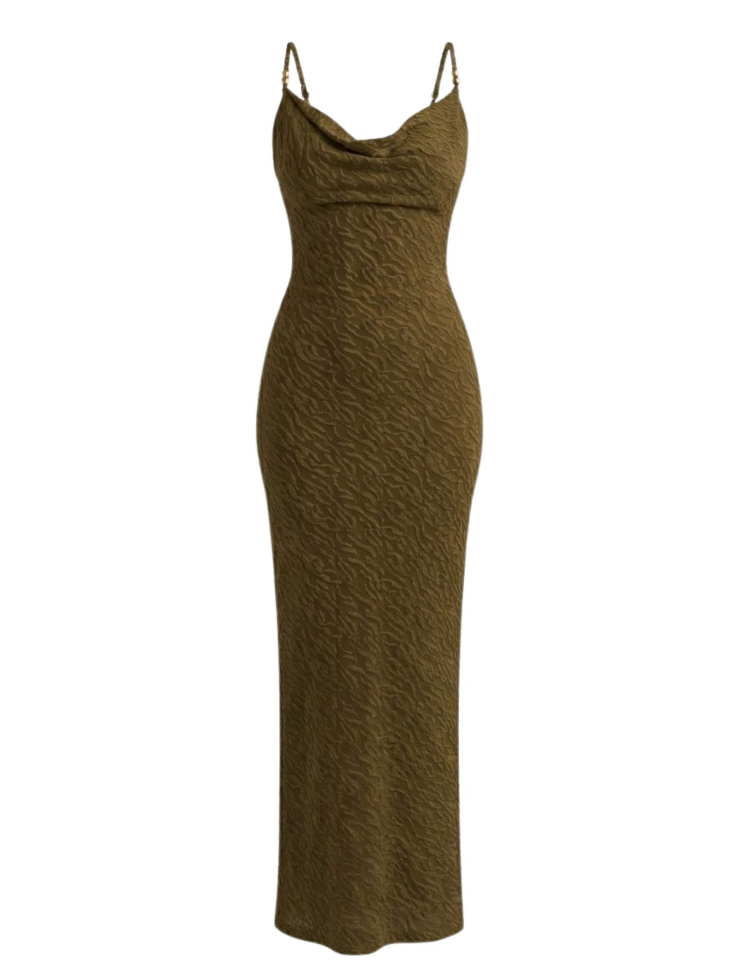 South Beach Dress in Green: front