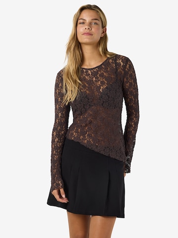 Noisy may Shirt 'NMMIRIAM' in Brown