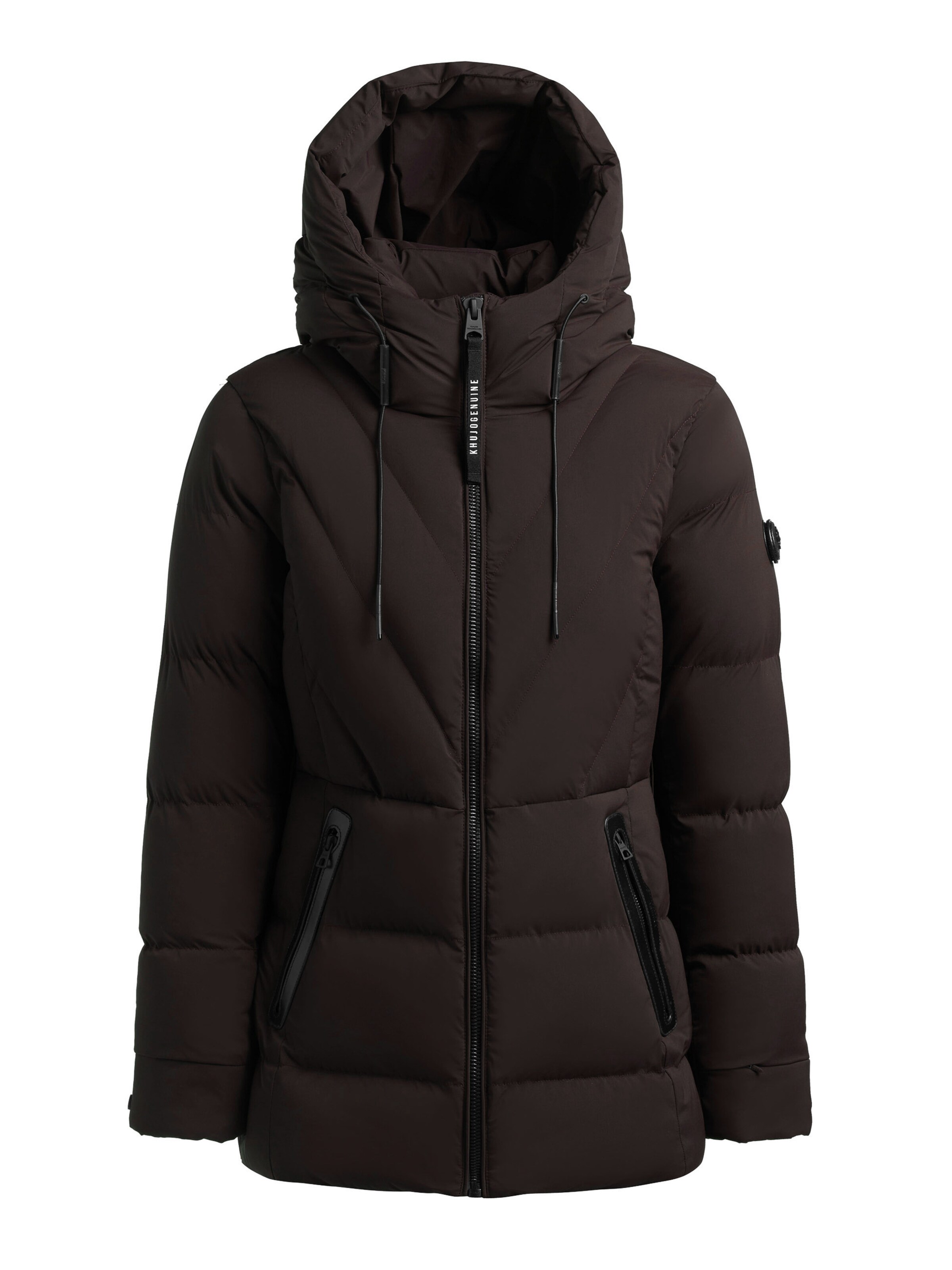 khujo Between-Season Jacket 'Rabb2' in Brown: front