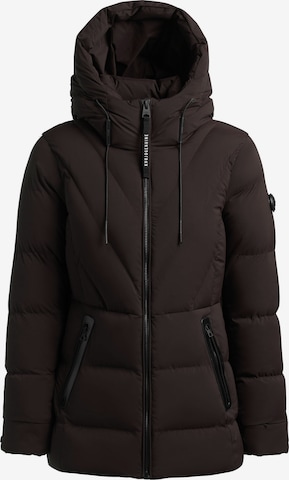khujo Between-Season Jacket 'Rabb2' in Brown: front