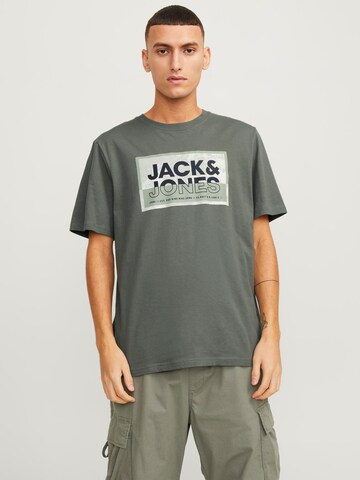 T-Shirt 'LOGAN' JACK & JONES en beige
