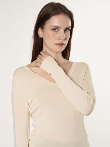 Pull-over Influencer en beige