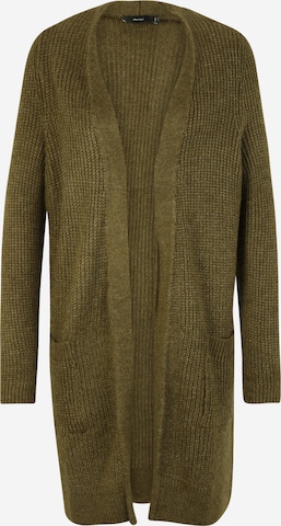 VERO MODA Knit Cardigan 'JACA' in Green: front