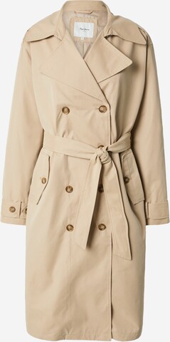 Manteau mi-saison 'STAR' Pepe Jeans en beige : devant