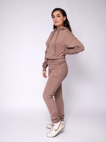 Fortex Fitness - Tapered Pantalón deportivo 'Essential Comfy Jogger' en marrón