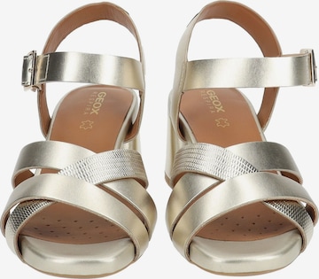 GEOX Strap Sandals in Gold