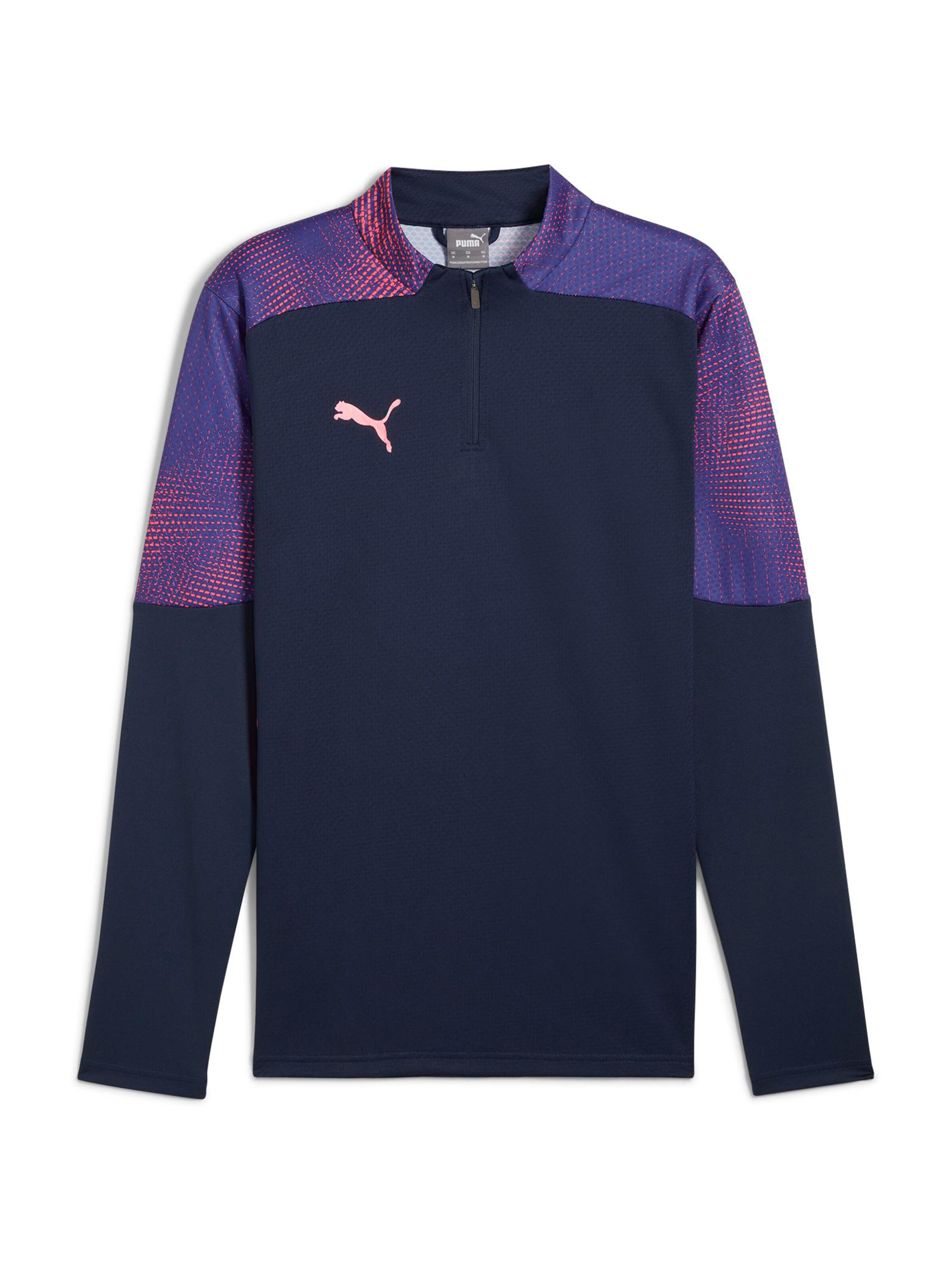 PUMA Sportshirt 'IndividualFinal' in Blau: Vorderseite