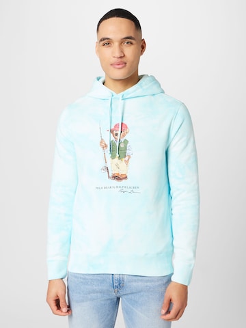 Polo Ralph Lauren - Sweatshirt em azul: frente